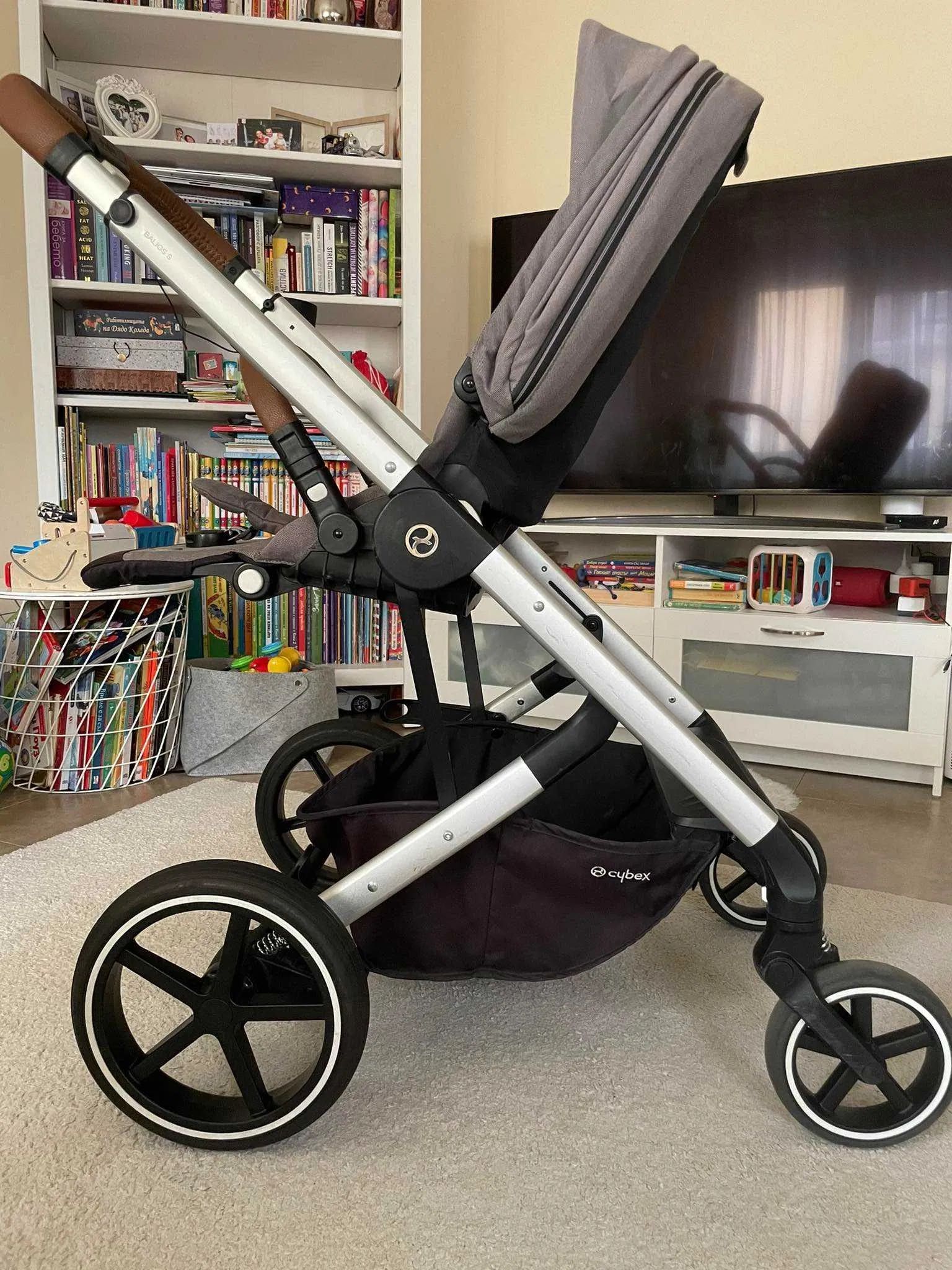 Cybex Balios S lux soho gray + зимен чувал