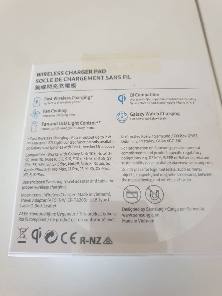 Samsung Wireless Charger Pad EP-P3105