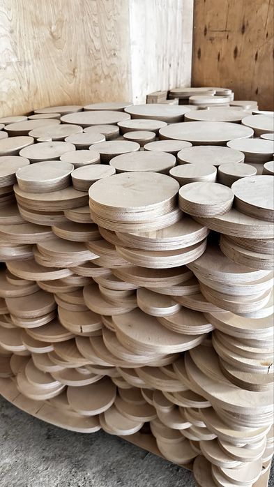 Круги заготовки из фанеры для творчества