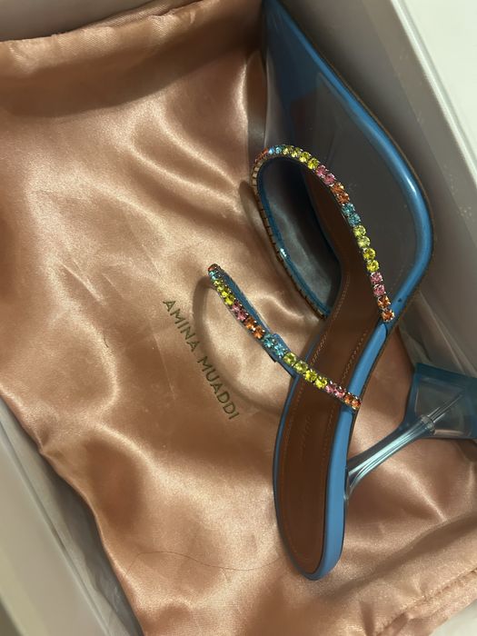 Обувки- Amina Muaddi оригинал