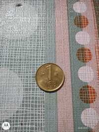 Продавам колекционерски монети1 лев 1992г.