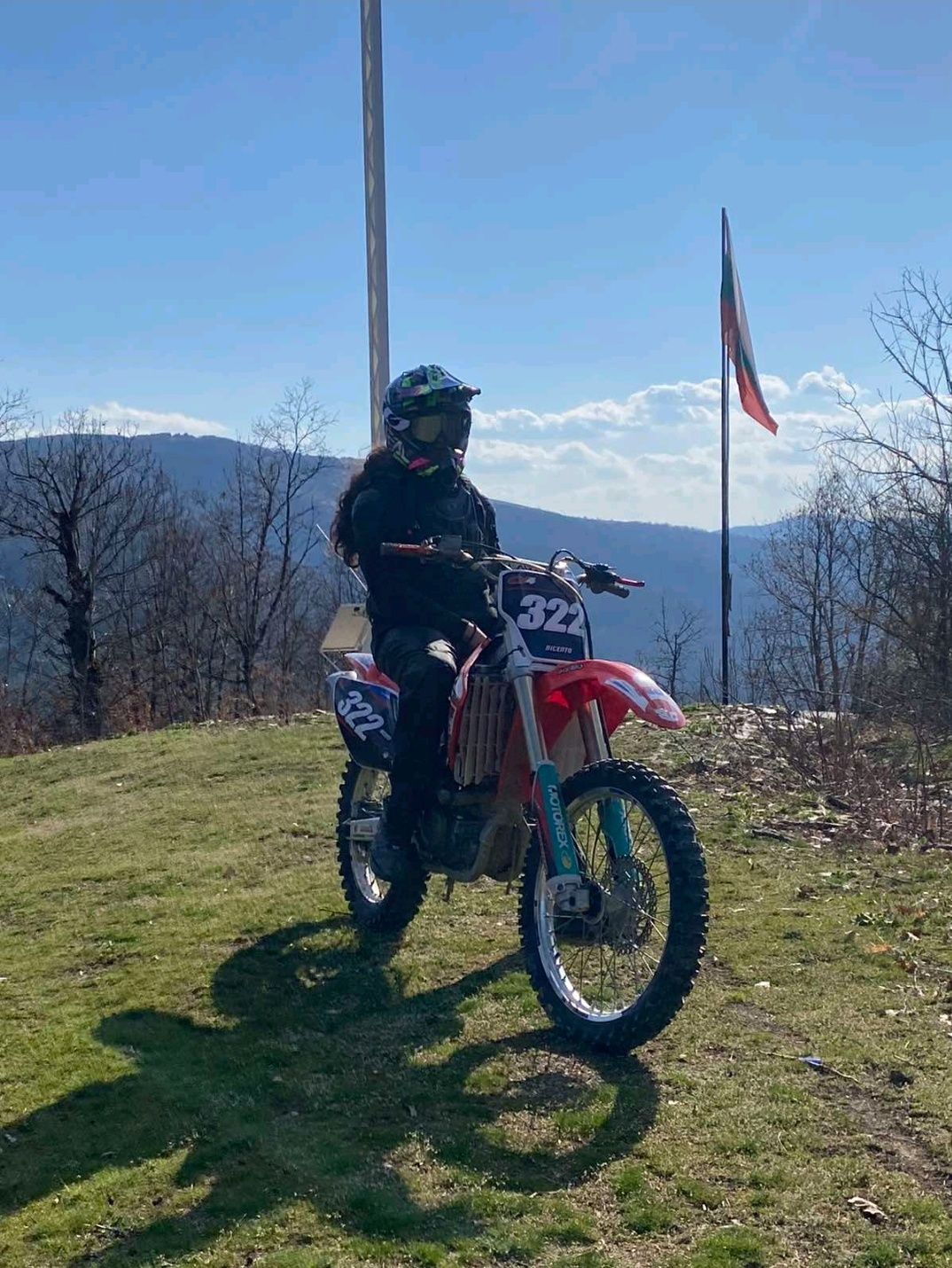 Honda crf hm 250 Регистриран