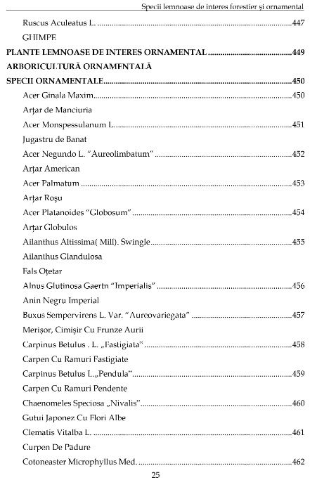 Carte Dendrologie 2016. Specii lemnoase de interes forestier ...