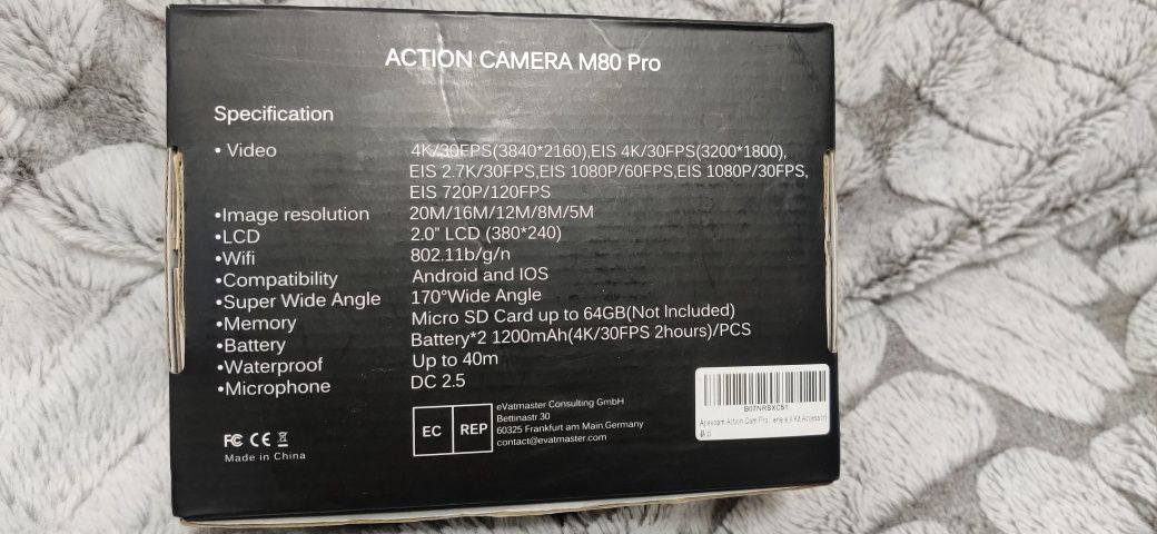 Apexcam Action Camera M80 Pro