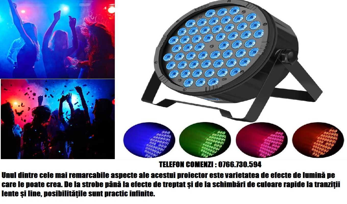 STROBOSCOP LED 54 Orga de lumini Petrecere Jocuri de culori DJ Club