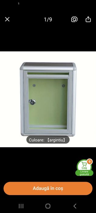 Cutie poștală oțel inoxidabil