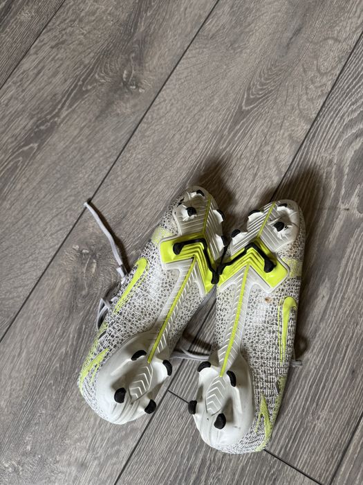 Papuci de fotbal nike semi pro mercurial verzi cu gri