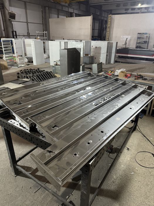 Газель Задний брус из нержавеющей стали