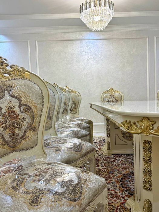 Стол стул 12 кишилик