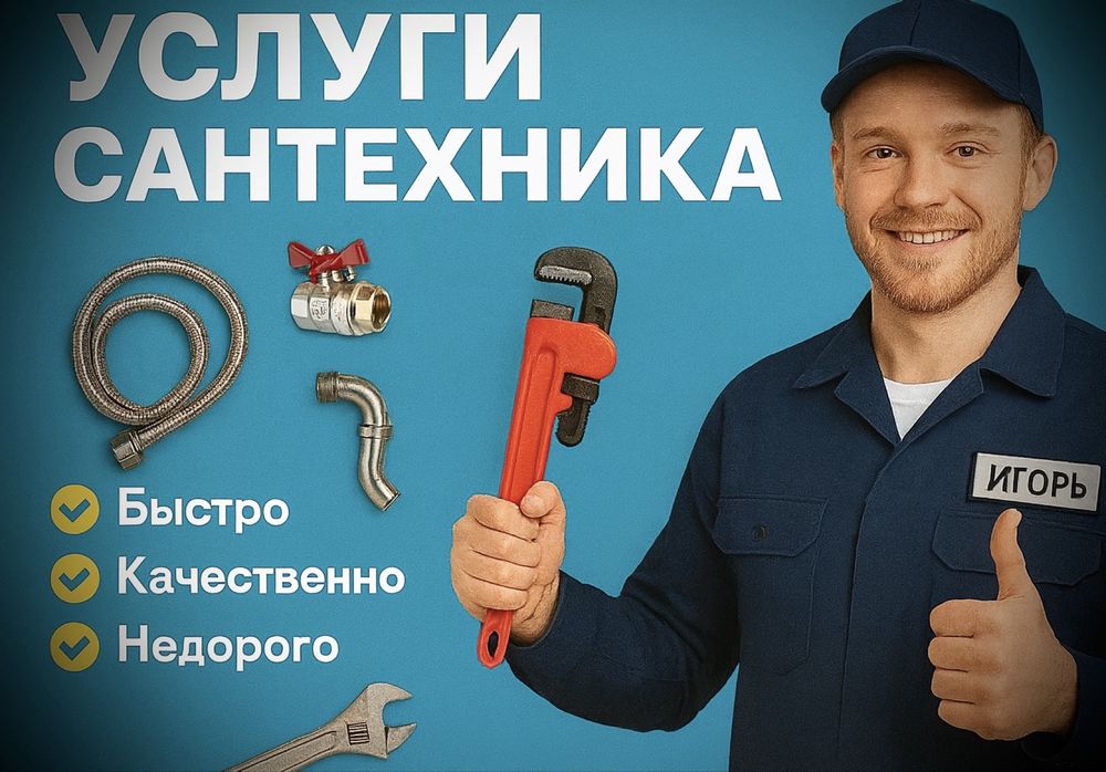 САНТЕХНИК (отопление , водопровод, канализация )