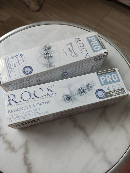 Зубная паста R.O.C.S. при брекетах по 1800 вместо 4000т