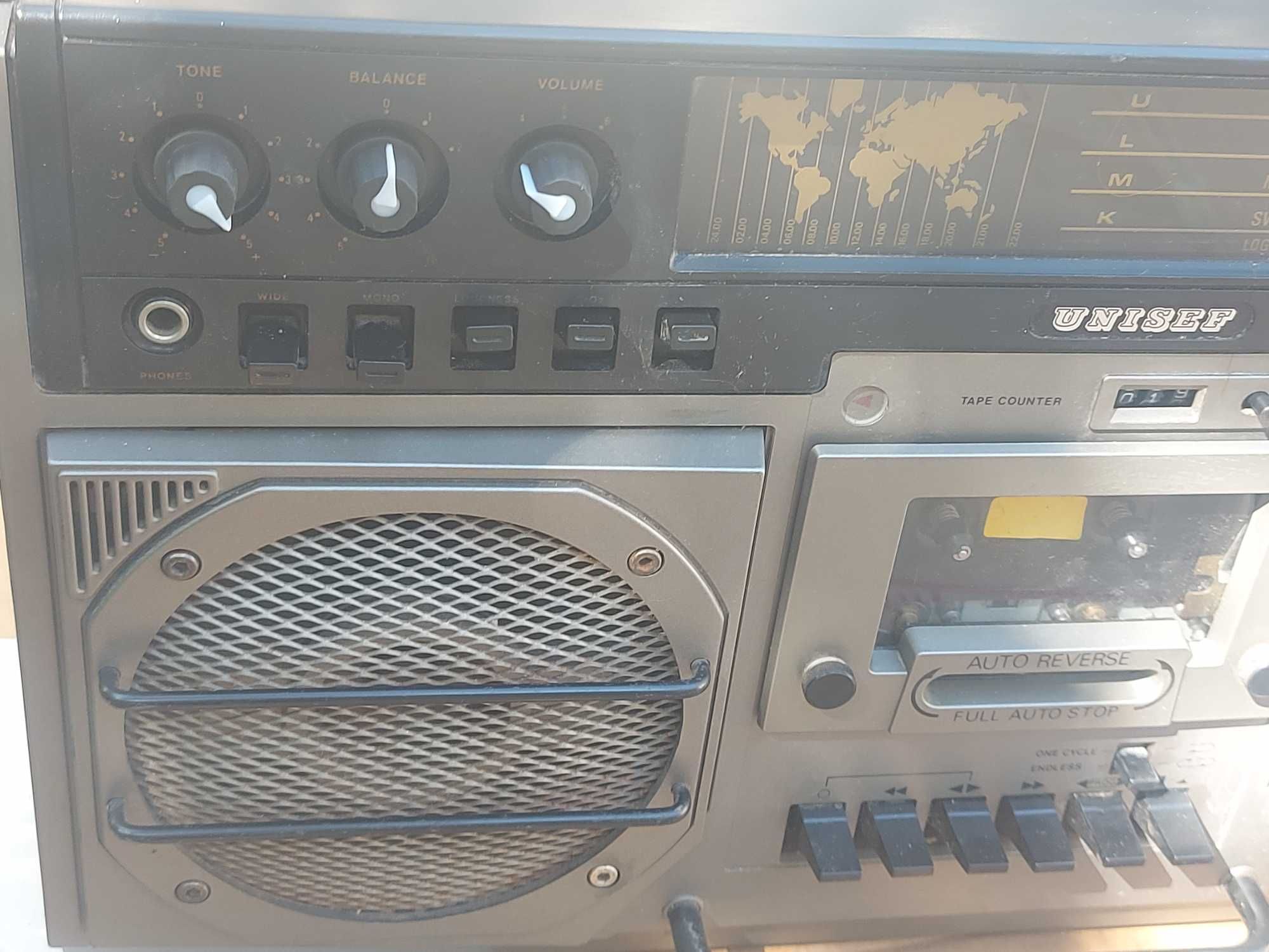 Unisef TU-7000 Auto Reverse Radio Cassette Recorder