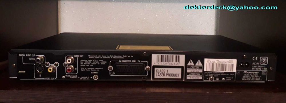 Pioneer dvd-player DV-350 cu tel. originala (ca nou)