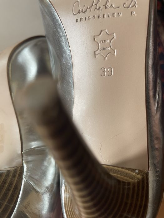 Pantofi argintii Musette 39