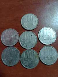 7x Monede de 100 lei (1992 - 1996)