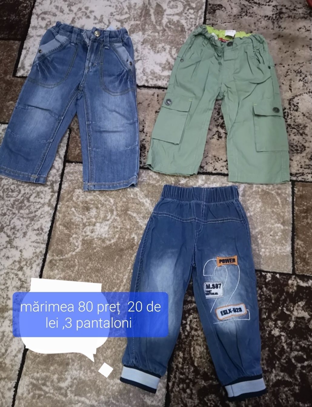 Cămăși, pantaloni ,bluze  ,geacă mărimea 80,86