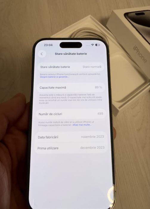 iPhone 15 Pro 256GB white