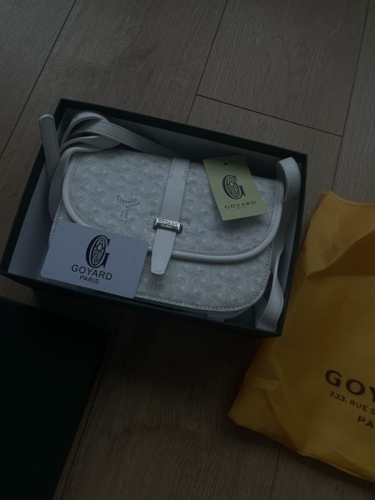geanta unisex alba stare perfecta goyard