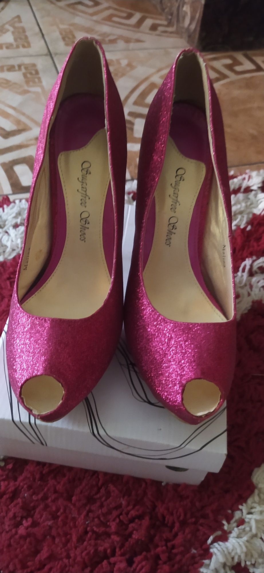 Pantofi damă roz