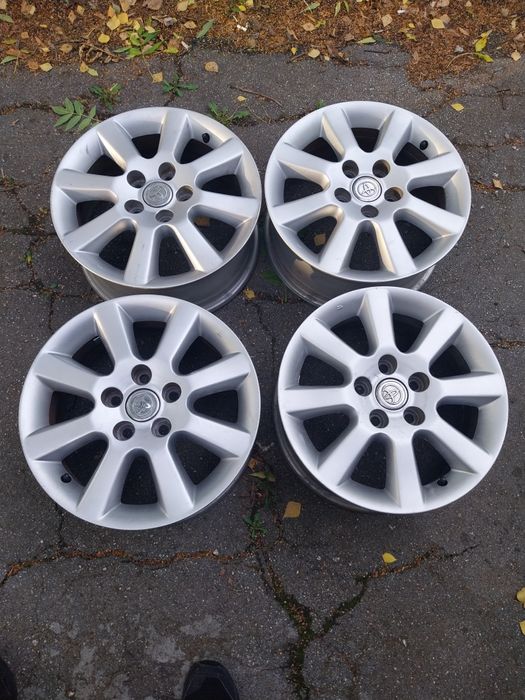 Оригинални алуминиеви джанти ТОЙОТА/TOYOTA 5х114.3х16 6.5J ET45 60.1