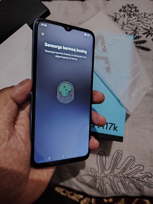 Oppo A17k holati ideal tinniq