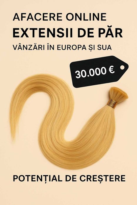 Afacere online profitabilă în domeniul extensiilor de păr – vânzăre