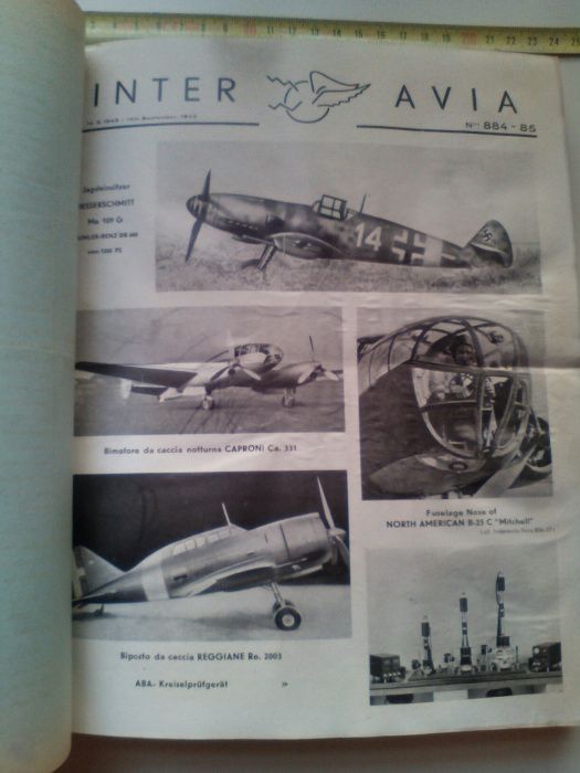 Inter Avia Интер Авия 1943 г. Много рядка книга