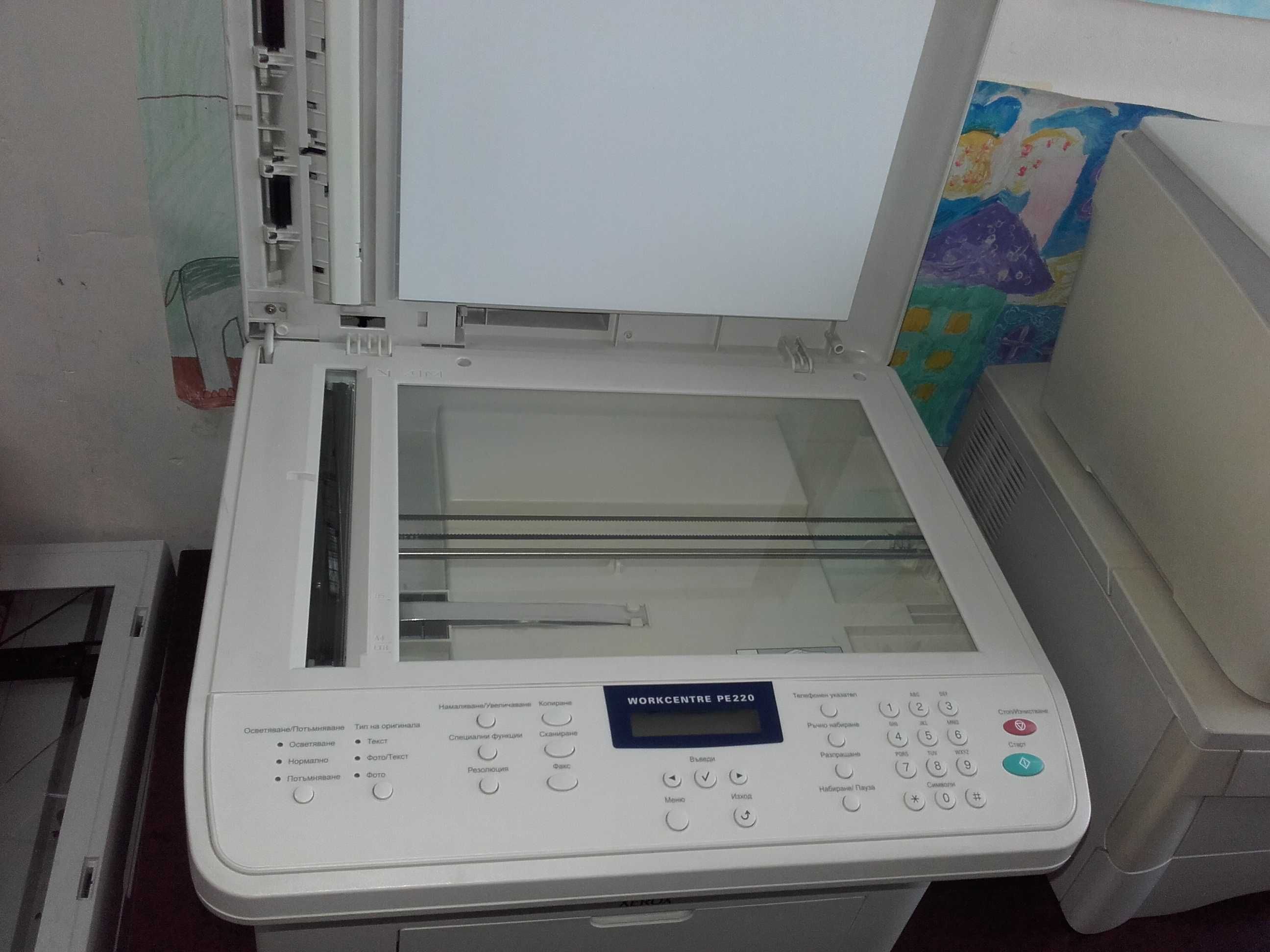 Отличен!!! Лазерен принтер, скенер, копир 3в1 Xerox Workcentre PE 220