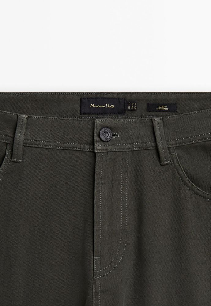 Pantaloni Massimo Dutti, slim fit