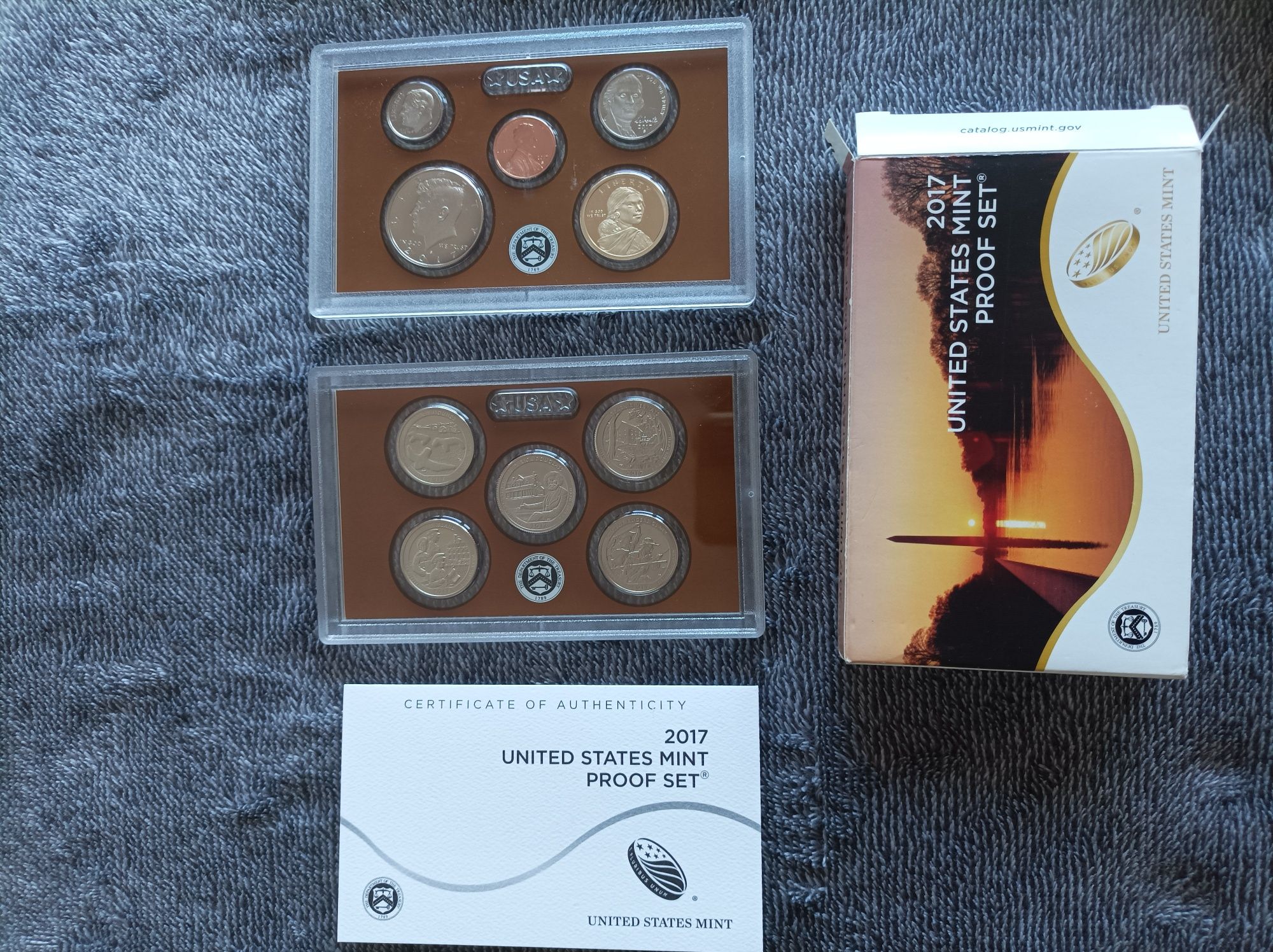 Американски монети - US MINT PROOF SET - 2015, 2016, 2017