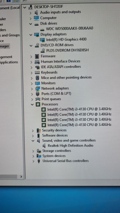 Desktop Lenovo ThinkCentre M83 i3-4130s, 10GB, 500GB