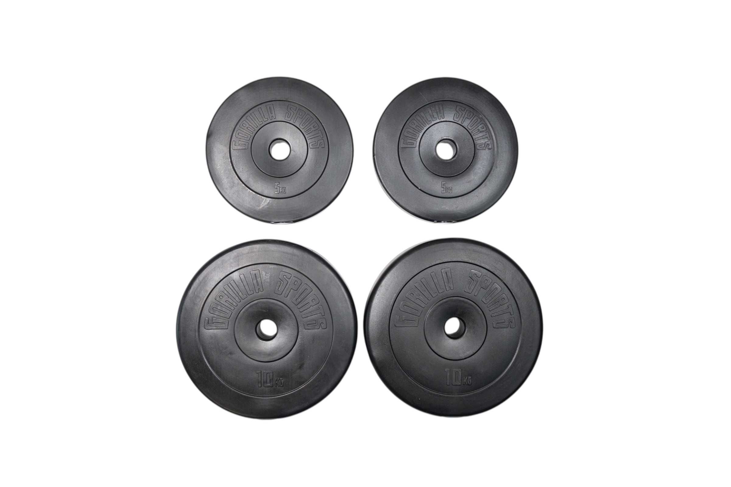 Discuri din plastic umplute cu ciment, 30/31mm SET 30KG (2x5 2x10KG)