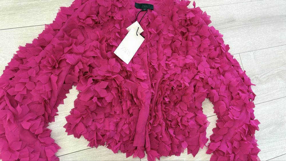 Zara красива цикламена жилетка