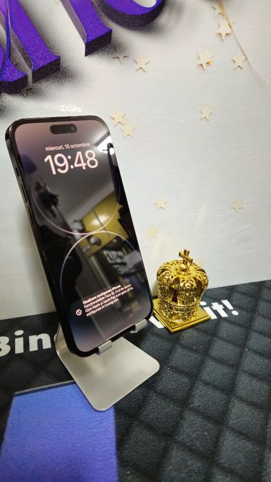 iPhone 14 Pro Max 5G Black 128GB Baterie:88%.Preṭ fix!