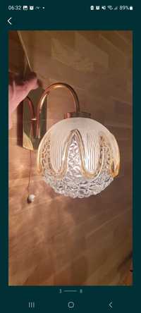 Lampa aplica perete vintage colectie alama Richard Essig Germania 1960
