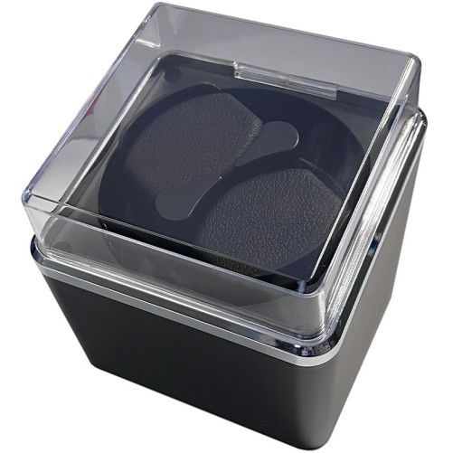 Cutie intors ceasuri automatice iUni, Watch Winder 2, Negru-Argintiu