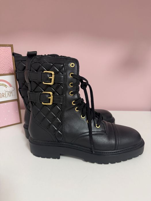 Боти MANGO ест. Кожа