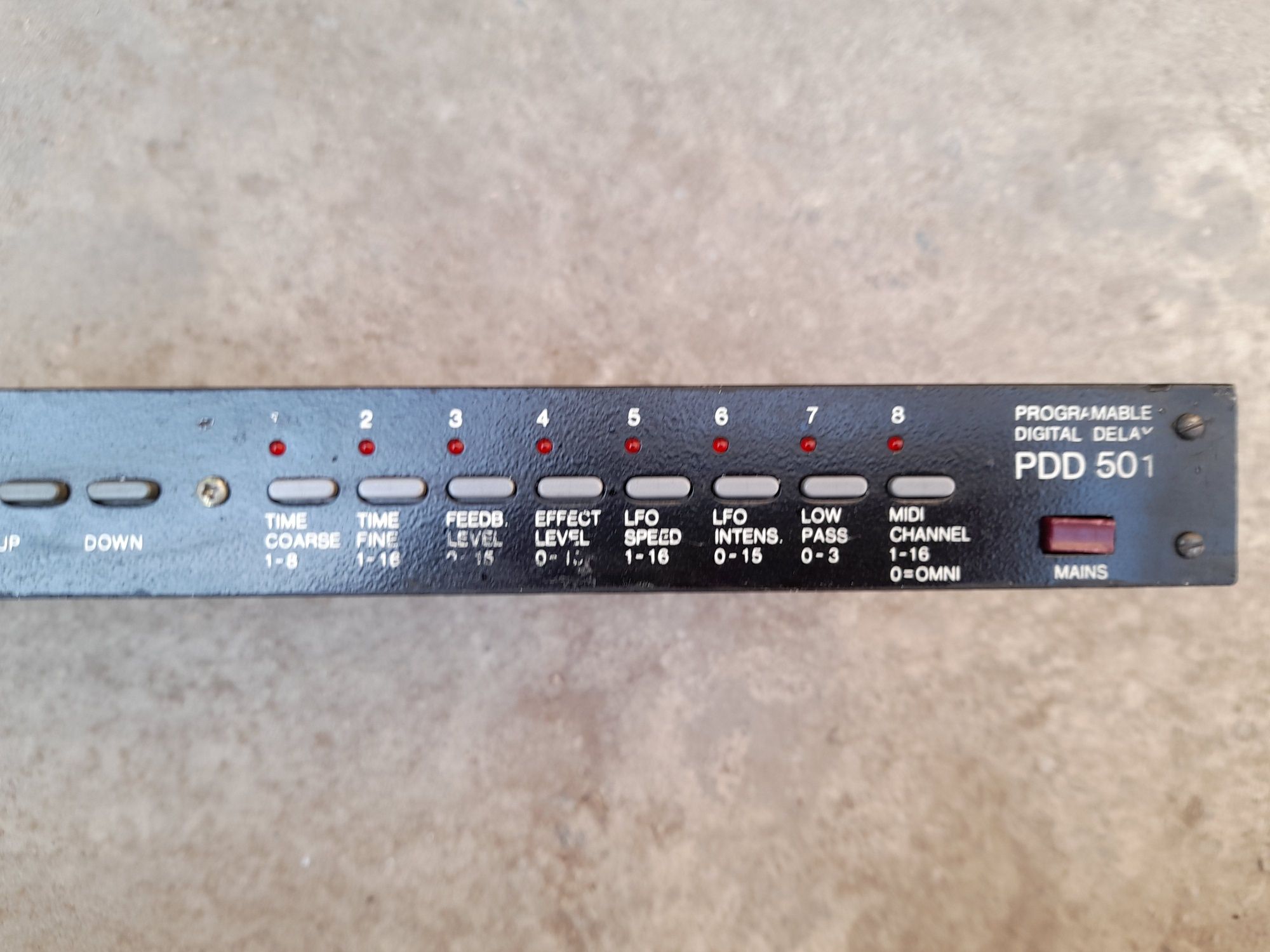 PDD 501 Vermona procesor efecte voce ( digital delay )