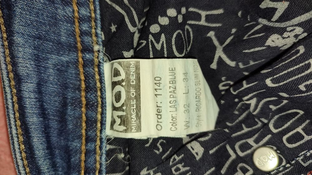 Blugi Bărbați M.O.D. Miracle of Denim - Ricardo Slim New