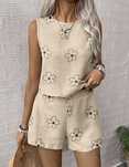 Set de vara pantalon si maieu floral