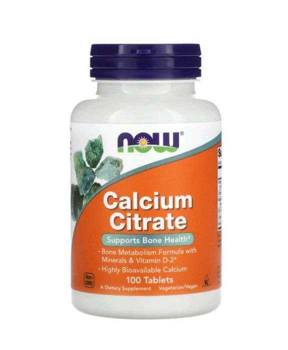 кальций цитрат,Now Foods,100 таблеток