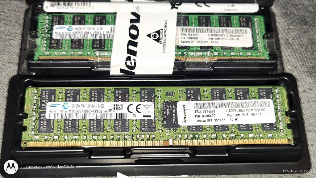 Samsung DDR4 16gb 2Rx4 PC4-2133P сървърна рам памет