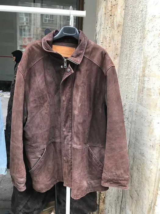 geaca de piele barbati Timberland Vintage