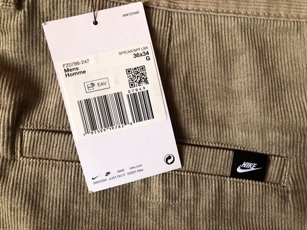 Nike Club Corduroy Chino Pants ОРИГИНАЛЕН мъжки панталон/джинси -36