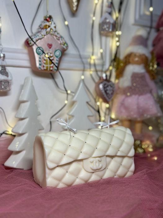 Коледни соеви свещи