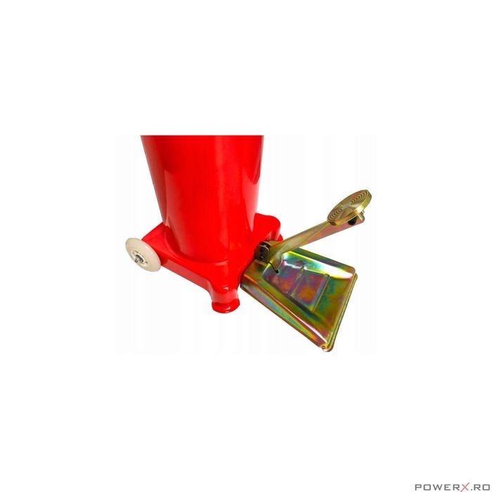 Pompa de gresat manuala, actionata la picior, recipient 15 litri,