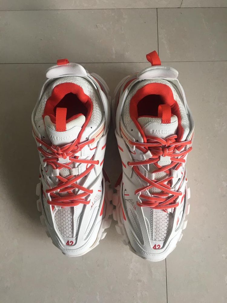 Balenciaga Track - White Red