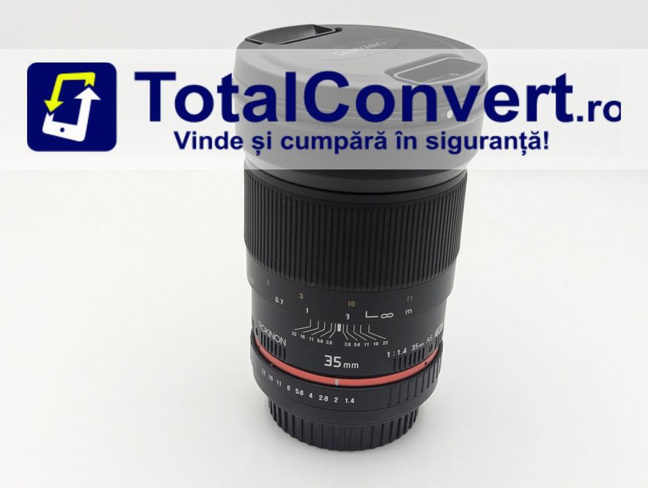 Samyang Rokinon 35mm f/1.4 AS UMC montura, Garantie 24 luni | #D81984