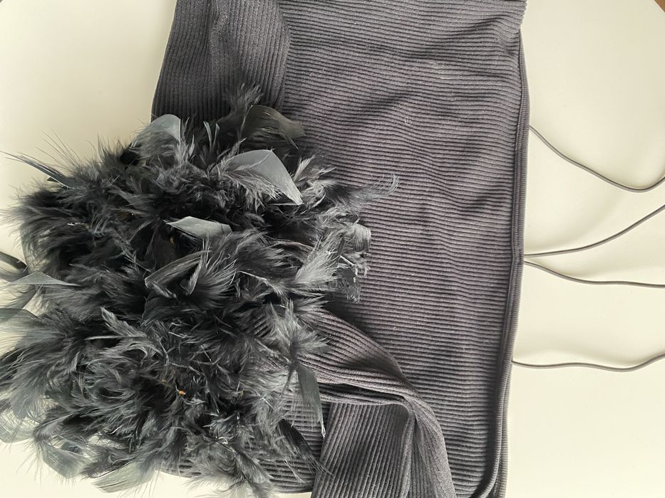 Бюстие и блуза с пера