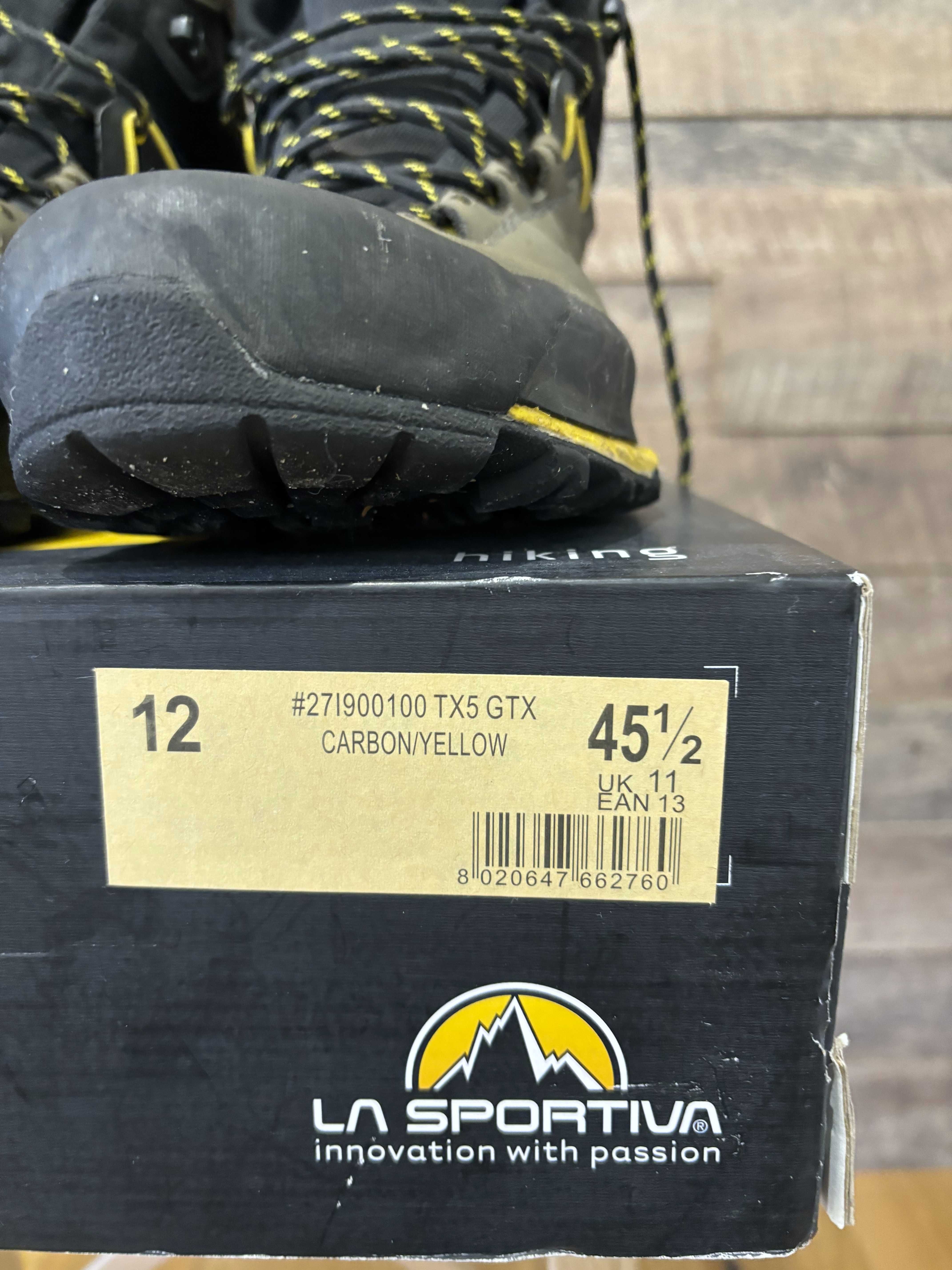 Мъжки ботуши за трекинг La Sportiva TX5 Gtx carbon/yellow